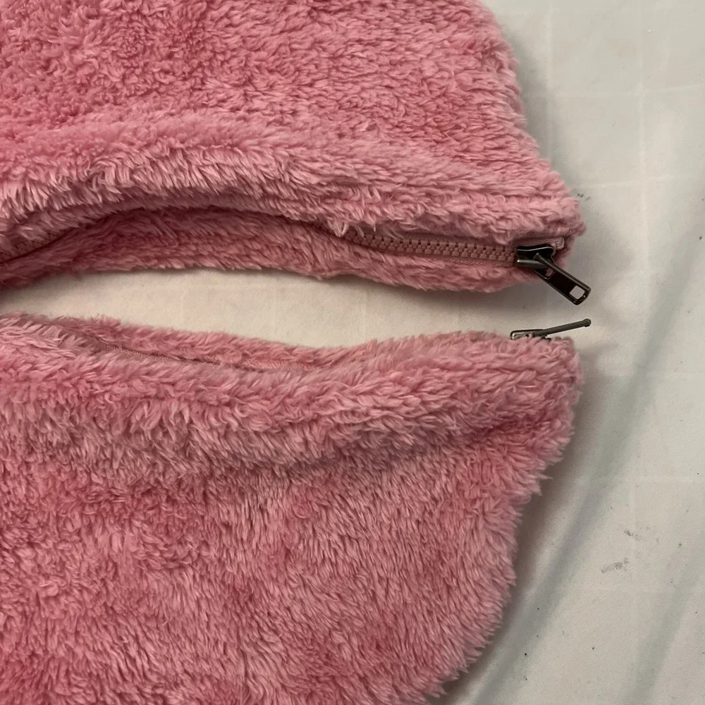 PATAGONIA Infant Baby Synchilla Fleece Hi Plush BUNTING Suit Size 3‎ Months Pink